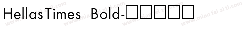 HellasTimes Bold字体转换